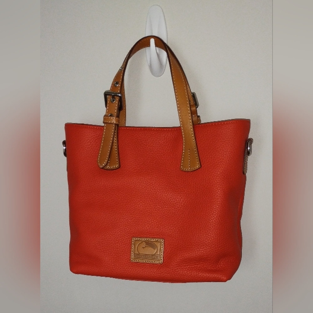 Dooney & Bourke Emily Tote – Coral Medium Pebble Leather. New Without Tag.